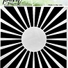 Picket Fence Studios Burst of Sun 6x6 Inch Stencil (SC-213) (OUTLET) Picket Fence Studios Burst of Sun 6x6 Inch Stencil (SC-213) (OUTLET)