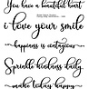 Picket Fence Studios Fancy Daily Sentiments 4x6 Inch Clear Stamps (S-180) (OUTLET) Picket Fence Studios Fancy Daily Sentiments 4x6 Inch Clear Stamps (S-180) (OUTLET)