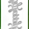 Picket Fence Studios Slim Line Big Happy Hugs Word 4x10 Inch Dies (SDCS-120) (OUTLET) Picket Fence Studios Slim Line Big Happy Hugs Word 4x10 Inch Dies (SDCS-120) (OUTLET)