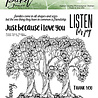 Picket Fence Studios Listen for Joy 6x6 Inch Clear Stamps (BB-166) (OUTLET) Picket Fence Studios Listen for Joy 6x6 Inch Clear Stamps (BB-166) (OUTLET)