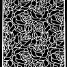 Picket Fence Studios Slim Line Rose Lines 4x10 Inch Stencil (SC-301) (OUTLET) Picket Fence Studios Slim Line Rose Lines 4x10 Inch Stencil (SC-301) (OUTLET)