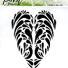 Picket Fence Studios Swirly Heart 6x6 Inch Stencil (SC-307) (OUTLET) Picket Fence Studios Swirly Heart 6x6 Inch Stencil (SC-307) (OUTLET)