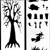 Picket Fence Studios Slim Line Welcome to the Graveyard 4x10 Inch Blending Stencil (2pcs) (SC-326) (OUTLET) Picket Fence Studios Slim Line Welcome to the Graveyard 4x10 Inch Blending Stencil (2pcs) (SC-326) (OUTLET)