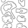 Picket Fence Studios Frolicking Winter Friends 4x8 Inch Metal Dies (A-168D) (OUTLET) Picket Fence Studios Frolicking Winter Friends 4x8 Inch Metal Dies (A-168D) (OUTLET)