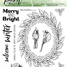 Picket Fence Studios Welcome Winter Wreath 6x6 Inch Clear Stamps (C-142) (OUTLET) Picket Fence Studios Welcome Winter Wreath 6x6 Inch Clear Stamps (C-142) (OUTLET)