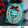 Picket Fence Studios Welcome Winter Wreath 6x6 Inch Clear Stamps (C-142) (OUTLET) Picket Fence Studios Welcome Winter Wreath 6x6 Inch Clear Stamps (C-142) (OUTLET)