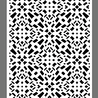 Picket Fence Studios Slim Line Trapezoid Spiral 4x10 Inch Stencil (SC-352) (OUTLET) Picket Fence Studios Slim Line Trapezoid Spiral 4x10 Inch Stencil (SC-352) (OUTLET)