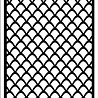 Picket Fence Studios Slim Line Sea Scales 4x10 Inch Stencil (SC-305) (OUTLET) Picket Fence Studios Slim Line Sea Scales 4x10 Inch Stencil (SC-305) (OUTLET)