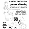 Picket Fence Studios Animal Crackers: Kind Messages 4x6 Inch Clear Stamps (AC-105) (OUTLET) Picket Fence Studios Animal Crackers: Kind Messages 4x6 Inch Clear Stamps (AC-105) (OUTLET)