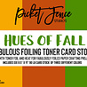 Picket Fence Studios Fabulous Foiling Toner Card Stock Hues of Fall (6pcs) (FT-121) (OUTLET) Picket Fence Studios Fabulous Foiling Toner Card Stock Hues of Fall (6pcs) (FT-121) (OUTLET)