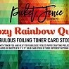 Picket Fence Studios Fabulous Foiling Toner Card Stock Cozy Rainbow Quilt (6pcs) (FT-128) (OUTLET) Picket Fence Studios Fabulous Foiling Toner Card Stock Cozy Rainbow Quilt (6pcs) (FT-128) (OUTLET)