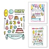 Stampendous! Birthday FransFormer Clear Stamps (STP-172) (OUTLET) Stampendous! Birthday FransFormer Clear Stamps (STP-172) (OUTLET)