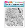 Stampendous! Christmas List Cling Rubber Stamps (6CR033) (OUTLET) Stampendous! Christmas List Cling Rubber Stamps (6CR033) (OUTLET)