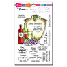 Stampendous! Wine Frame Perfectly Clear Stamps (SSC1329) (OUTLET) Stampendous! Wine Frame Perfectly Clear Stamps (SSC1329) (OUTLET)