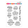 Stampendous! Birthday Messages Clear Stamp Set (STP-224) (OUTLET) Stampendous! Birthday Messages Clear Stamp Set (STP-224) (OUTLET)