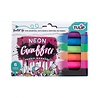 Tulip Fabric Markers Bullet Graffiti Neon (6pcs) (37315) (OUTLET) Tulip Fabric Markers Bullet Graffiti Neon (6pcs) (37315) (OUTLET)