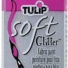 Tulip Glitter Brush-On Fabric Paint Silver 4 fl oz (20412) (OUTLET) Tulip Glitter Brush-On Fabric Paint Silver 4 fl oz (20412) (OUTLET)
