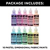 Tulip Slick Dimensional Fabric Paint Pastels 10x0.75 fl oz (47299) (OUTLET) Tulip Slick Dimensional Fabric Paint Pastels 10x0.75 fl oz (47299) (OUTLET)
