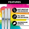 Tulip Tie-Dye Watercolor Brushes (3pcs) (47300) (OUTLET) Tulip Tie-Dye Watercolor Brushes (3pcs) (47300) (OUTLET)