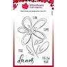 Woodware Dahlia Sketch Clear Stamp (JGS761) (OUTLET) Woodware Dahlia Sketch Clear Stamp (JGS761) (OUTLET)