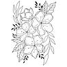 Woodware Floral Wonder Clear Stamp (JGS758) (OUTLET) Woodware Floral Wonder Clear Stamp (JGS758) (OUTLET)