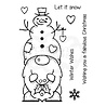 Woodware Snow Gnome Clear Stamp (FRS864) (OUTLET) Woodware Snow Gnome Clear Stamp (FRS864) (OUTLET)