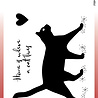 Woodware Cat Silhouette Clear Stamp (FRM036) (OUTLET) Woodware Cat Silhouette Clear Stamp (FRM036) (OUTLET)