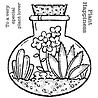 Woodware Terrarium Clear Stamp (FRS090) (OUTLET) Woodware Terrarium Clear Stamp (FRS090) (OUTLET)