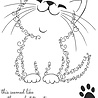 Woodware Fuzzie Friends Kati The Kitten Clear Stamp (JGS807) (OUTLET) Woodware Fuzzie Friends Kati The Kitten Clear Stamp (JGS807) (OUTLET)