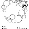 Woodware Big Bubble Poinsettia Ring Clear Stamps (JGS821) (OUTLET) Woodware Big Bubble Poinsettia Ring Clear Stamps (JGS821) (OUTLET)