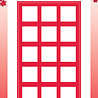 Woodware Bubble Top Tiles Rectangle Craft Die (CEDJG005) (OUTLET) Woodware Bubble Top Tiles Rectangle Craft Die (CEDJG005) (OUTLET)