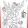 Woodware Roses With Love Clear Stamps (JGS836) (OUTLET) Woodware Roses With Love Clear Stamps (JGS836) (OUTLET)
