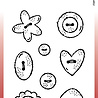 Woodware Buttons Clear Stamps (FRM054) (OUTLET) Woodware Buttons Clear Stamps (FRM054) (OUTLET)