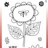 Woodware Petal Doodles Happy Thoughts Clear Stamps (JGS857) (OUTLET) Woodware Petal Doodles Happy Thoughts Clear Stamps (JGS857) (OUTLET)