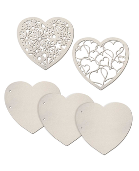 Ciao Bella Papercrafting Album Pages A4 Flowers and Hearts (KSV034)