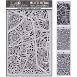 Ciao Bella Papercrafting Stencil Mix Triple Layer Set #006 (MD006)
