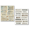 Ciao Bella Papercrafting PRE-ORDER Mixed Media Sticker Set Little Words (MB001) Ciao Bella Papercrafting PRE-ORDER Mixed Media Sticker Set Little Words (MB001)
