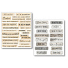 Ciao Bella Papercrafting PRE-ORDER Mixed Media Sticker Set Little Words (MB001) Ciao Bella Papercrafting PRE-ORDER Mixed Media Sticker Set Little Words (MB001)