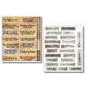 Ciao Bella Papercrafting PRE-ORDER Mixed Media Sticker Set Little Words (MB001) Ciao Bella Papercrafting PRE-ORDER Mixed Media Sticker Set Little Words (MB001)