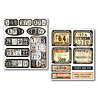 Ciao Bella Papercrafting PRE-ORDER Mixed Media Sticker Set Grungy Tags (MB002) Ciao Bella Papercrafting PRE-ORDER Mixed Media Sticker Set Grungy Tags (MB002)
