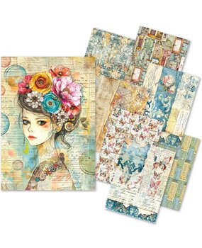 Ciao Bella Papercrafting Craftmix A5 Mixed Paper Pack Quintessential (MC003) Ciao Bella Papercrafting Craftmix A5 Mixed Paper Pack Quintessential (MC003)