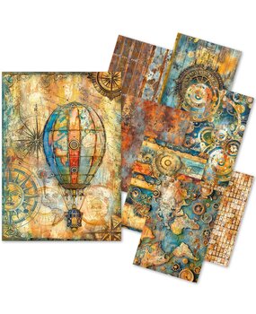 Ciao Bella Papercrafting Craftmix A5 Mixed Paper Pack Past Time (MC004) Ciao Bella Papercrafting Craftmix A5 Mixed Paper Pack Past Time (MC004)