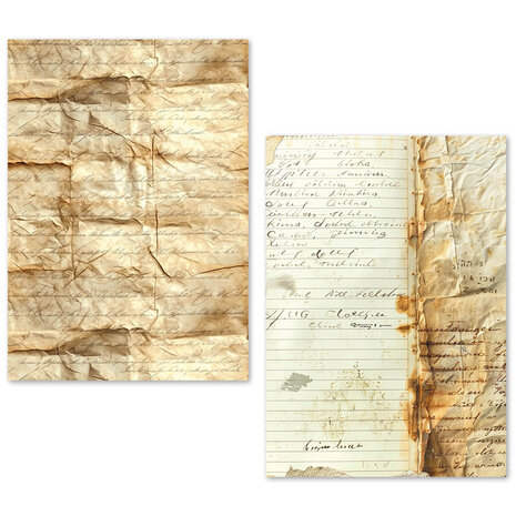 Ciao Bella Papercrafting Tissue Paper A5 Vintage Manuscript (ME001) Ciao Bella Papercrafting Tissue Paper A5 Vintage Manuscript (ME001)