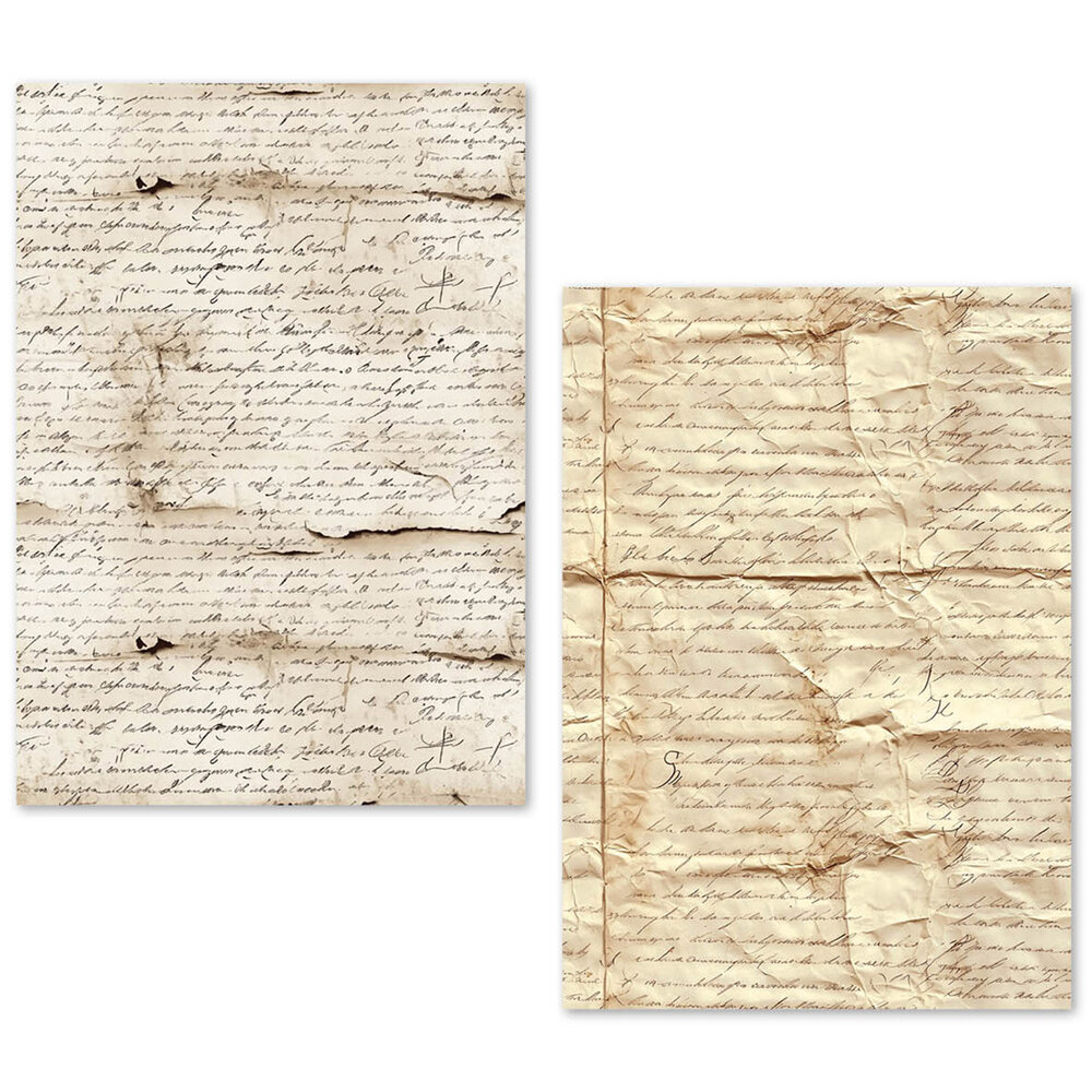 Ciao Bella Papercrafting Tissue Paper A5 Vintage Manuscript (ME001) Ciao Bella Papercrafting Tissue Paper A5 Vintage Manuscript (ME001)