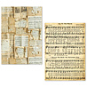 Ciao Bella Papercrafting Tissue Paper A5 Music Sheet (ME002) Ciao Bella Papercrafting Tissue Paper A5 Music Sheet (ME002)