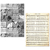 Ciao Bella Papercrafting Tissue Paper A5 Music Sheet (ME002) Ciao Bella Papercrafting Tissue Paper A5 Music Sheet (ME002)
