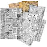 Ciao Bella Papercrafting Tissue Paper A5 Newspapers (ME003)