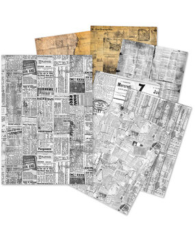 Ciao Bella Papercrafting Tissue Paper A5 Newspapers (ME003) Ciao Bella Papercrafting Tissue Paper A5 Newspapers (ME003)