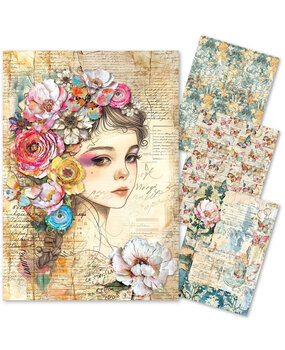 Ciao Bella Papercrafting Mixed Rice Papers A4 Quintessential (MF003) Ciao Bella Papercrafting Mixed Rice Papers A4 Quintessential (MF003)