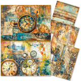 Ciao Bella Papercrafting Mixed Rice Papers A4 Past Time (MF004)